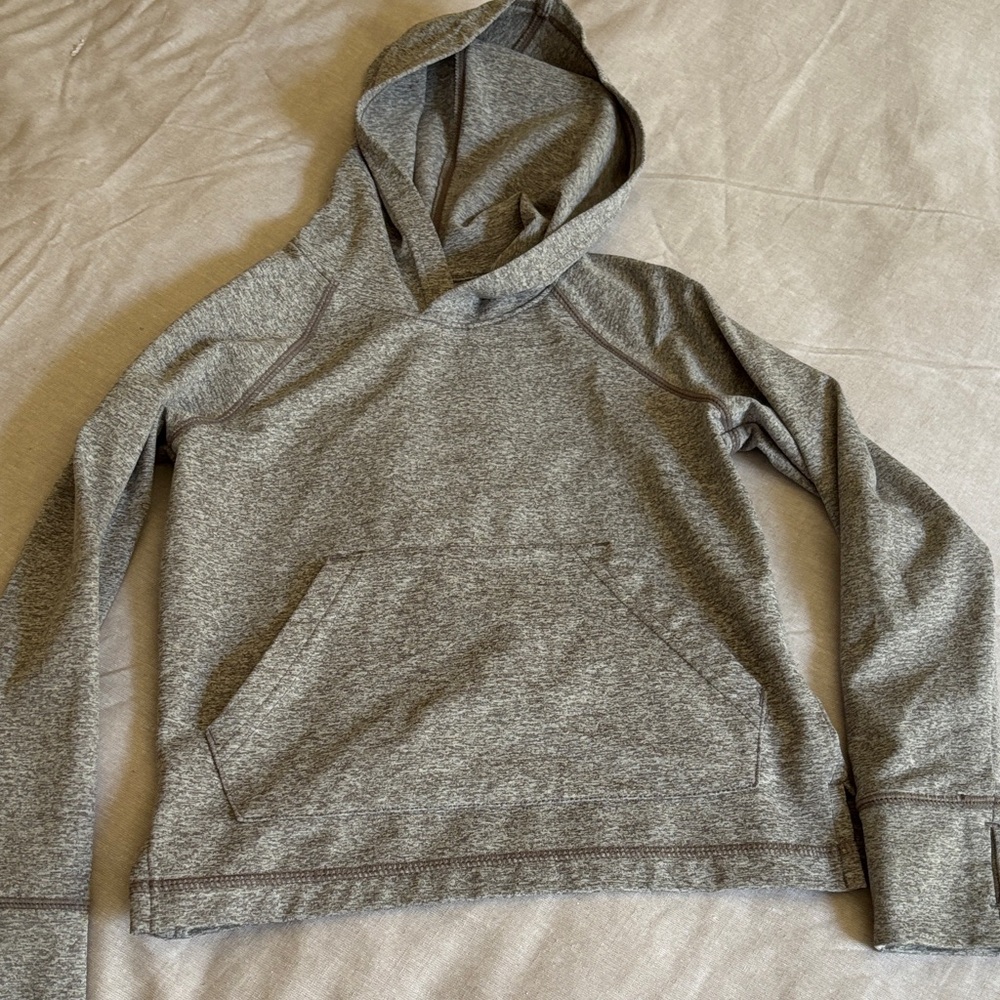 Primary Heather Gray pullover Hoodie